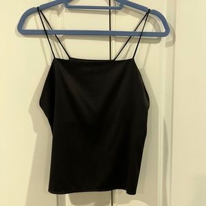 Black Silky Tank